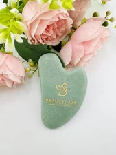 Jade Gua Sha Stone Face Sculpting Tool Guasha Tool For Face Gua Sha Green Stone