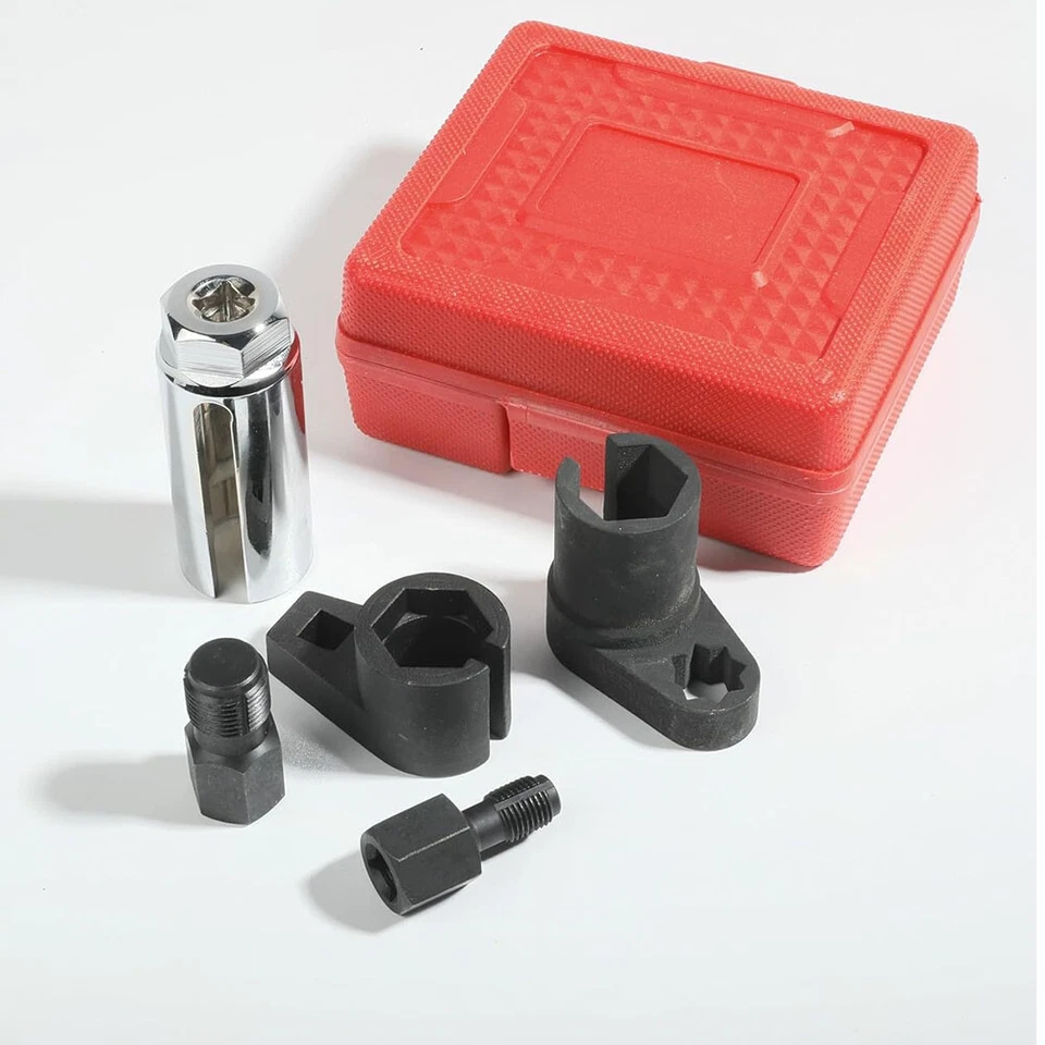 Automotive O2 Oxygen Sensor Socket Offset Wrench Remover Tool Thread Chaser Tool - Image 4 of 4