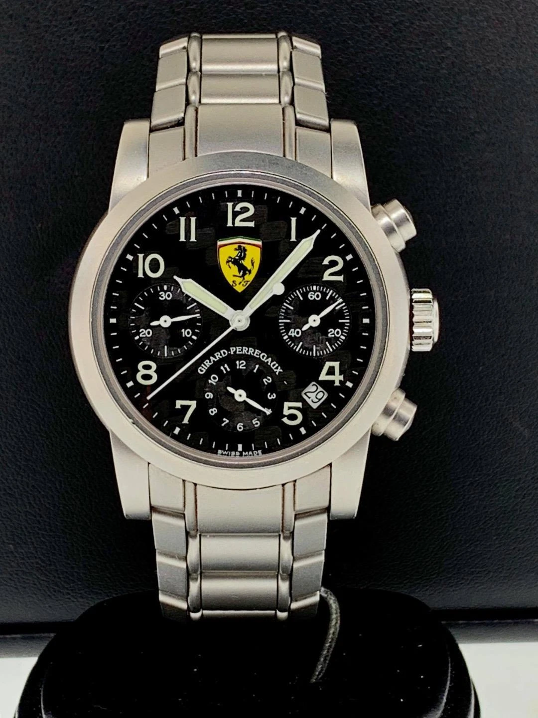 Girard Perregaux — Girard Perregaux Ferrari 38mm Stainless Steel Chronograph Ref. 8020