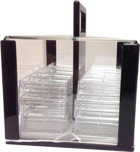 Caddy 600 Poker Chips Carrier Caddy WITH 6 Chip Racks Holds 600 Chips Storage *