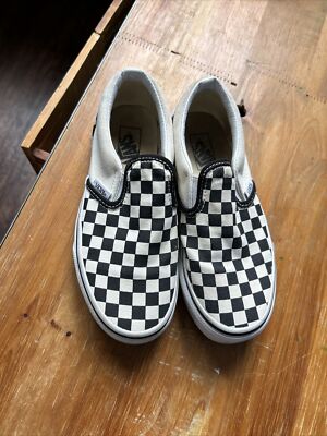Vans Asher Checkerboard Slip On Sneakers, Little Kid's Size 2