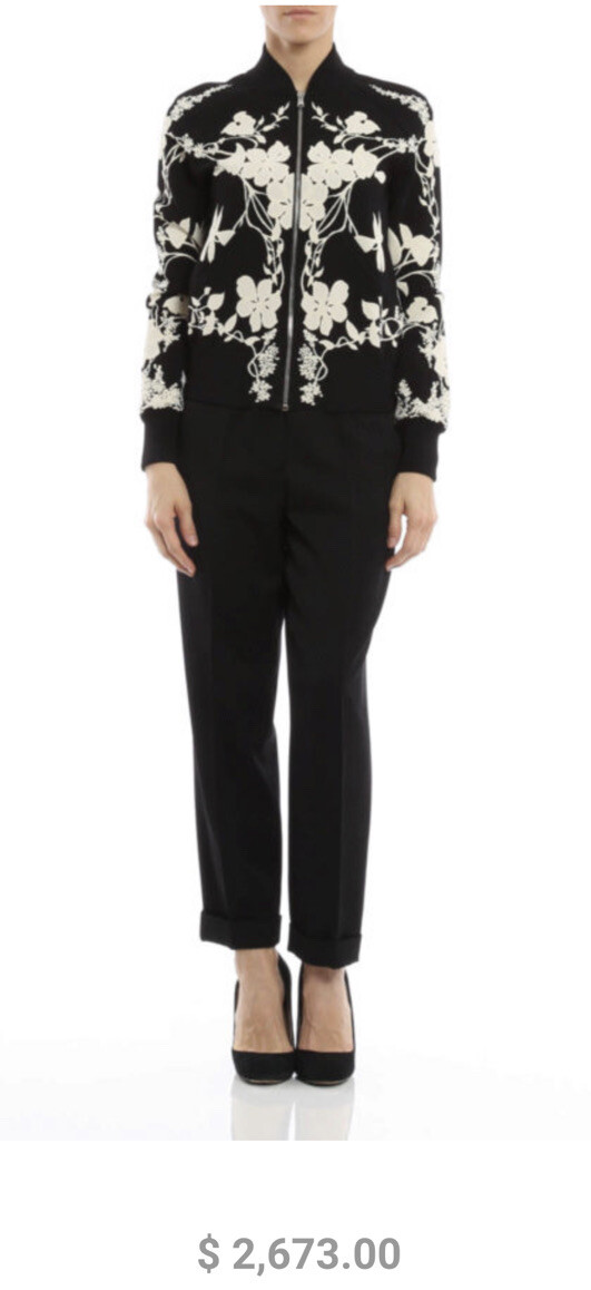 ALEXANDER MCQUEEN floral sweatshirt Women’s Size Large. Sold Out!!