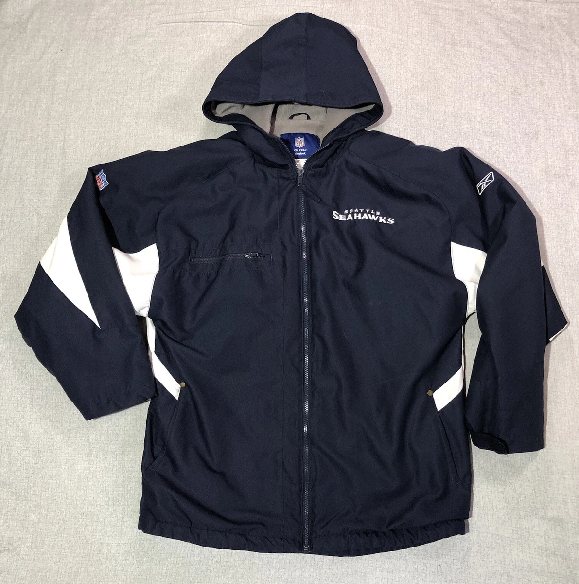 Seattle Seahawks Jacket YOUTH XL 18 20 Reebok Team Apparel On