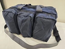 Unbranded Duffle Bag 20L x 16W x 12H Dark Blue w/ Shoulder Strap