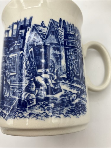 (2) EIT England Vintage 8 oz cups, set of 2, Charles Dickens street scene - Picture 16 of 16