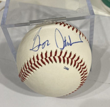 GEORGE STEINBRENNER YANKEES AUTOGRAPHED  SIGNED OML BASEBALL JSA LOA