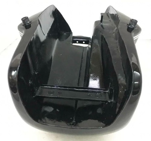 FIT FOR BMW R100 RT RS R90 R80 R75 GLOSS BLACK STEEL PETROL TANK - Picture 6 of 7
