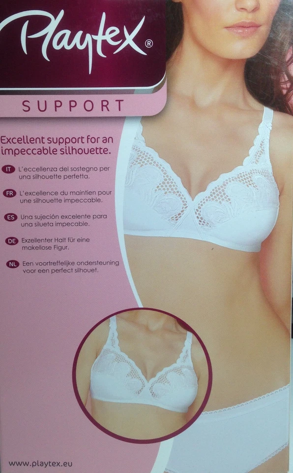 Reggiseno PLAYTEX CRISS-CROSS art.6176-TUTTE le Misure-Coppa morbida B-C-D-TUTTE - Immagine 2 di 4