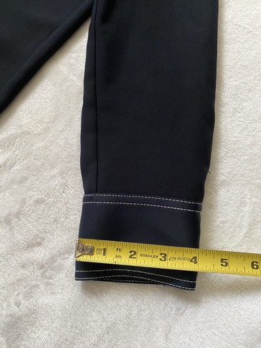 Hobbs London Womens Dress Size 4 US Tora Satin-Trim Navy Blue Classic Elegant - Picture 13 of 14