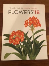 2018 "Flowers" Calendar 12 Prints for the New Year by Janine Moore Framable Art