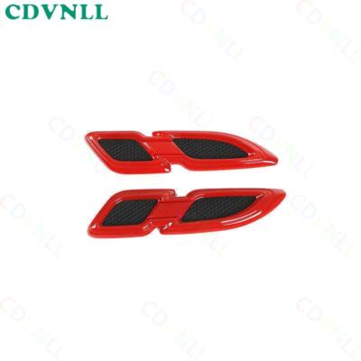 For Dodge Challenger 15-2023 Bright Red Side Side Fender Air Vents