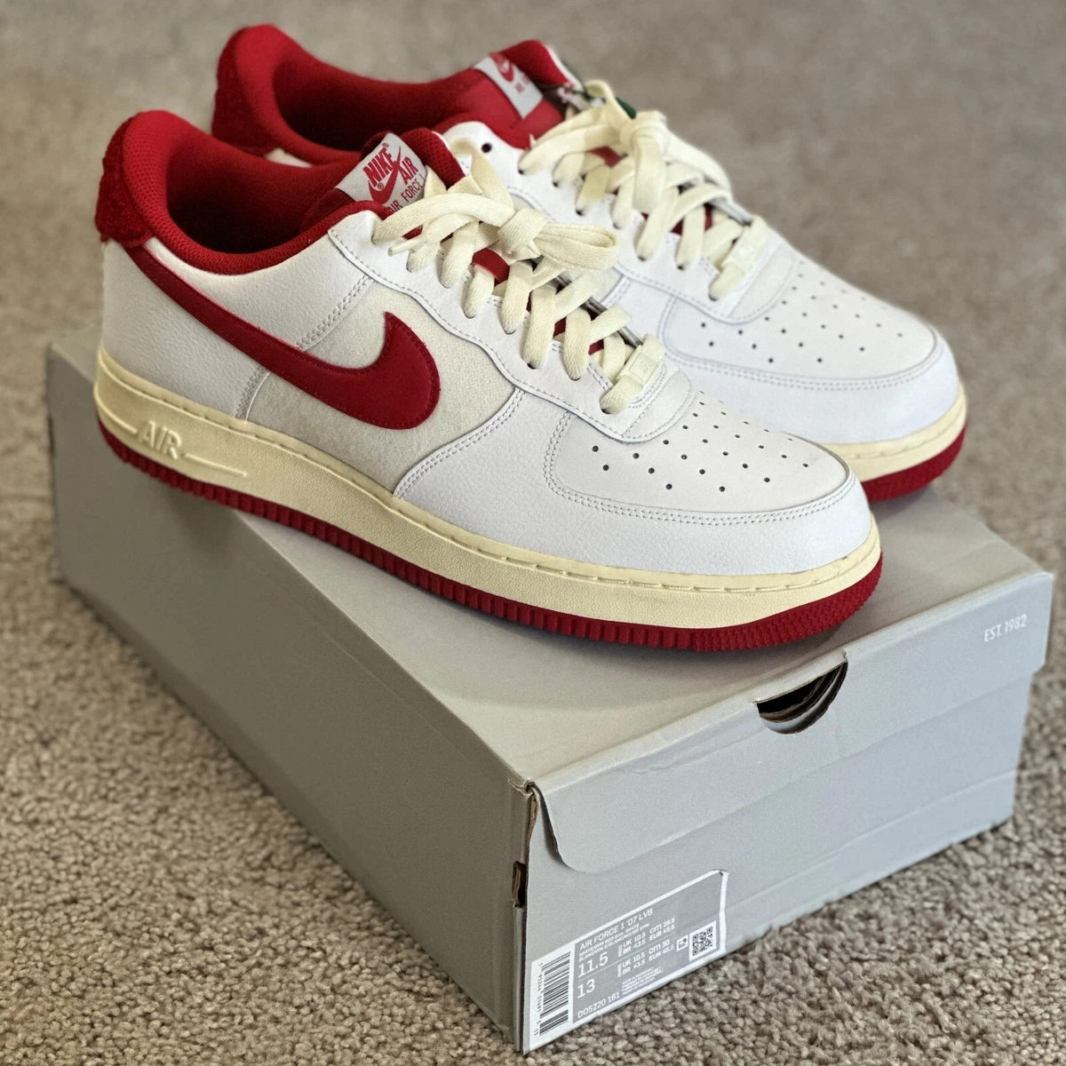 Nike Air Force 1 07 LV8 Gym Red DO5220-161