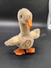 Steiff Gans Kuschi mit Schild 1962 - 1967 (2912) Sammlerstück 