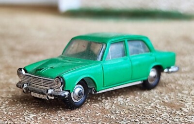 Miniature Simca 1500 Au 1/86 Micro NOREV - Modèle Plastique Gris Pour Réseau Ferroviaire HO - Occasion