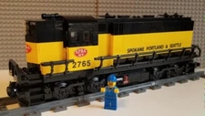 Custom Train Spokane Seattle & Portland GP9 Engine -Please Read Item Description