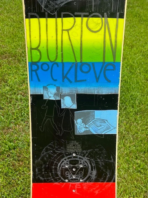 Vintage Burton Jeremy Jones Rock Love 156 Snowboard Jay Ryan Extremely Rare