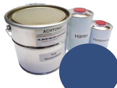1.75 liter set 2K car paint suitable for Mercedes 5318 ultramarine blue color
