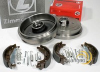 Zimmermann Bremstrommel Bremsbacken Set ZubehöR Satz Hinten FüR VW Polo [6N1]