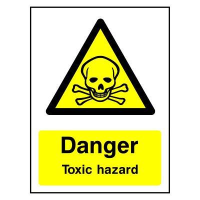 Gefahr Giftgefahren Schild oder Aufkleber | CHEM0059