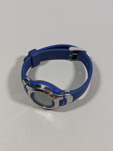 Armitron Digital Day Date Alarm Timer 27 mm Case Blue Resin Band Watch 8 Inch - Picture 2 of 6
