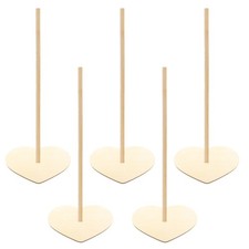 5 Pcs Wood Donut Display Stand for Birthday Party Detachable Holder