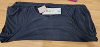 Only Damen Onlfree S/L Modal Dress Jrs Noos, Schwarz, GrößE L 2373