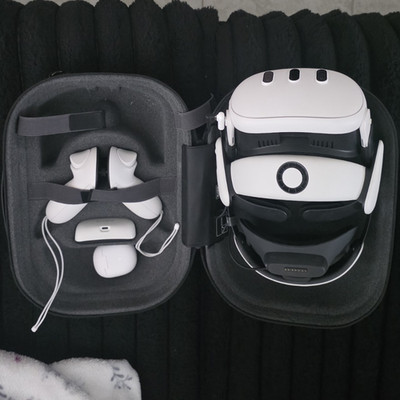 Meta Quest 3 W Bobovr C3 Case, Bobovr Head Strap, Battery And Sound Core Earbuds