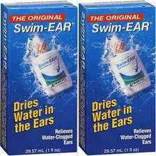 2 Pack Swim-Ear, Relieves Water Clogged Ears 1 Oz (29.57 ml) Each Fast Shipping