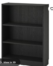 Ikea Black/Brown Billy Bookcase 106x28x80cm
