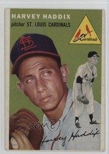 1954 Topps Harvey Haddix (White Back) #9 1tm2