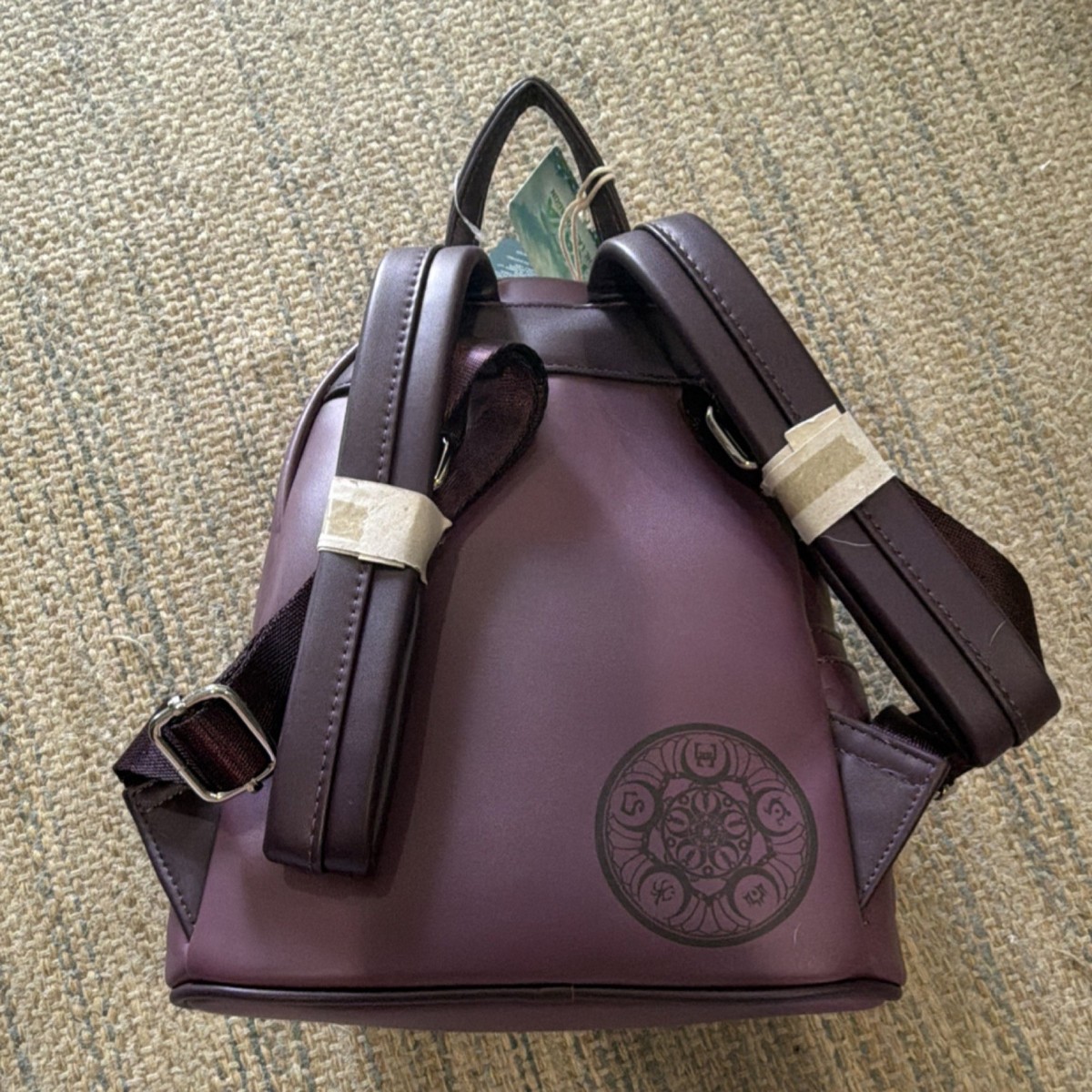 Loungefly Brown Backpack with Red & Purple Dragon Loungefly Disney Raya and the Last Dragon Tuk Tuk Mini  main image 4
