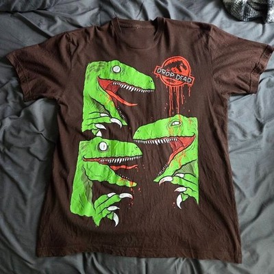 Drop Dead ''Jurassic Park'' Graphic T-shirt. S-5XL
