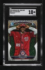 2023 Bowman Chrome Prospects Mega Box Mojo Refractor Elian Soto SGC 10 GEM 03yb