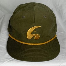 Richardson Outdoor Trucker Hat Men's Adjustable Olive Green Gold Rope Snapback