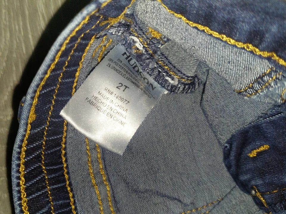 Hudson Toddler Girl Jeans size 2T - Image 4 of 4