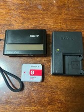 Sony Cyber-shot DSC-T20 Digital Camera 8.1MP Black Tested Working From Japan
