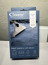 GLEENER Battery-Free Fabric Shaver & Lint Brush | Ultimate Fuzz Blue W Box 