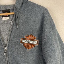 Pull Homme Harley-Davidson Since 1903 - Col 1/4 Zip, Taille 3XL, Bleu Marine, Slim Fit