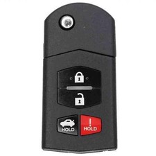 Replacement Flip Key Fob for Mazda 3 2011 FCC BGBX1T478SKE125-01 Part Number