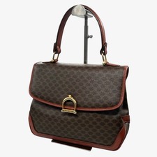 Celine Pre-Owned Authentic Satchel Brown Free Tracked Shipping