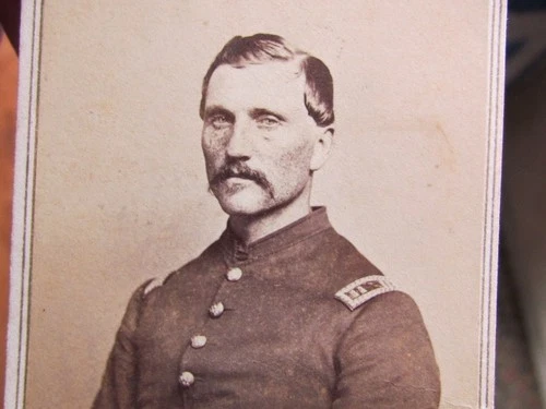 Civil War Captain cdv photograph by Mathew Brady Studio in New York City