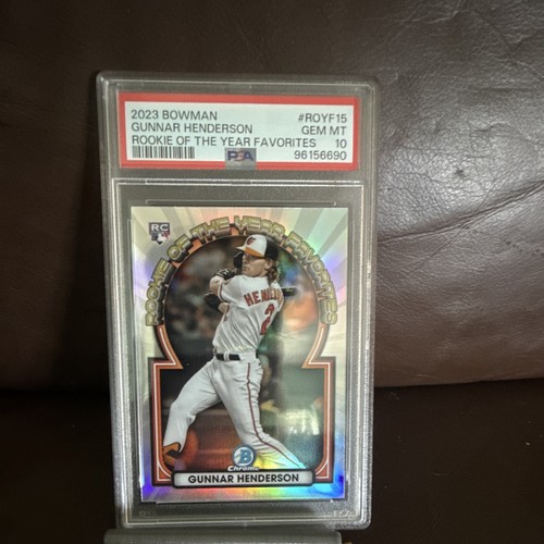 Bowman 2023 Gunnar Henderson ROY Favorites #ROYF-15 RC PSA 10