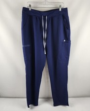 FIGS Technical Collection Pants Womens XL Navy Blue Medical Cargo Scrubs