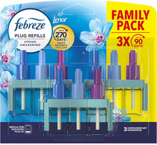 Image of Febreze 3Volution Plug In Refill Spring Awakening Twin Scents,3x20ml Pack,Free🚚