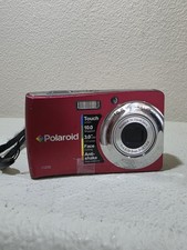 Polaroid 10MP Digital Camera Red Touchscreen 3x Zoom w Battery