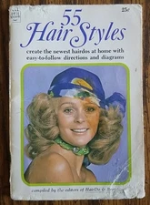 Vintage 1971 Dell Purse Book #2857 55 Hair Styles  pre-owned