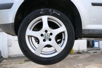 1x jante en aluminium Golf 4 VW Polo 9N 9N3 6,5j x16 H2 ET42 - KBA 43946 BBS 2 - Photo 1/2