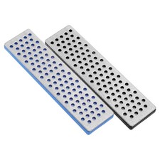 100mm 240Grit Extra Coarse Ski Snowboard 2Pcs Diamond Stone Edge File,Multicolor
