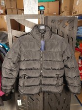 French Connection Men's Black Funnel Neck Puffer Jacket