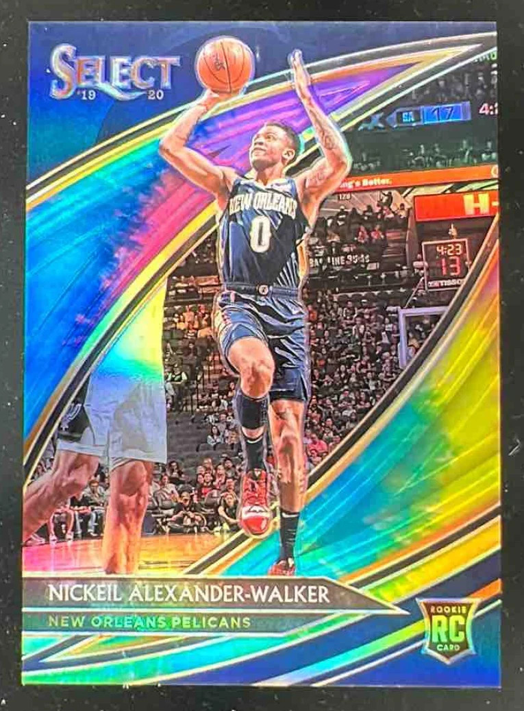 2019 Select Tie Dye Prizms #263 Nickeil Alexander-Walker RC Courtside /25